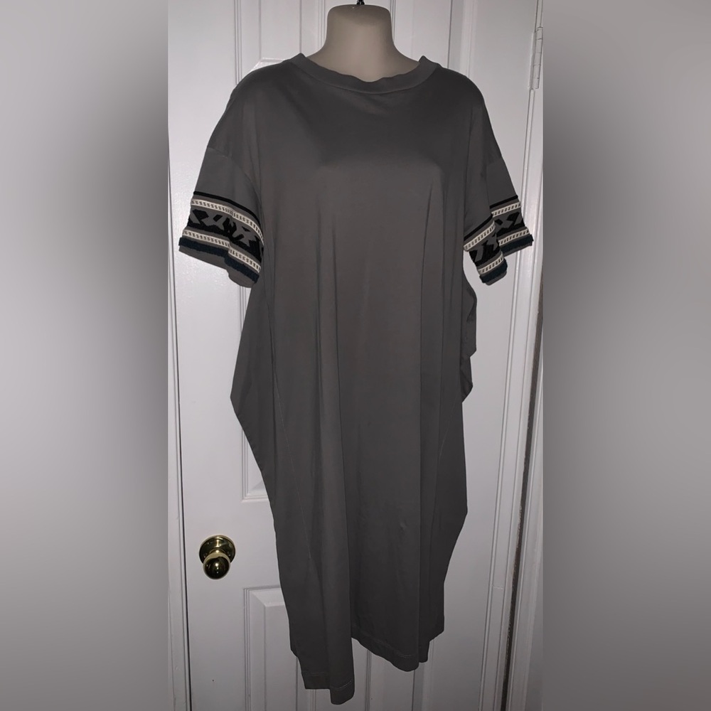 TELA GRAY T- SHIRT DRESS